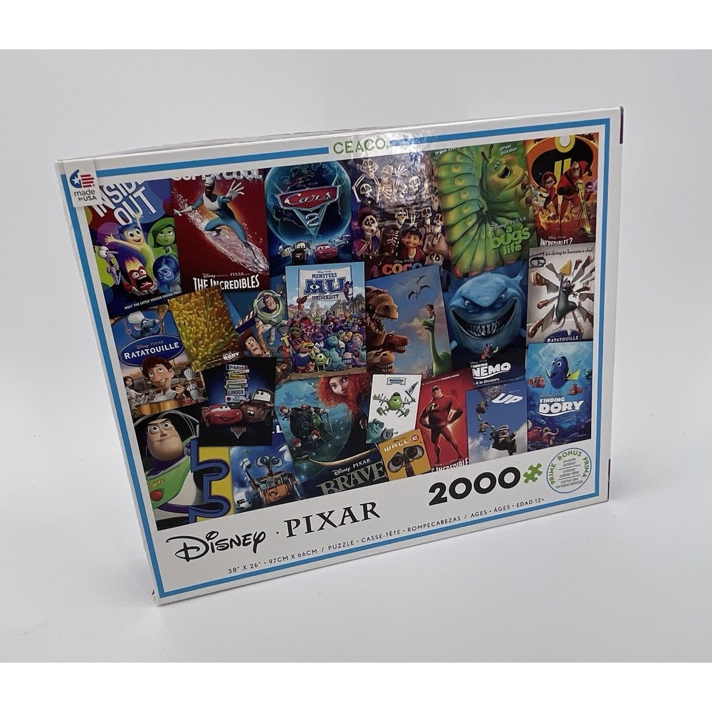 Ceaco Jigsaw Puzzle Disney Pixar Movie Poster  Pc 3502-5‎ Complete No Poster